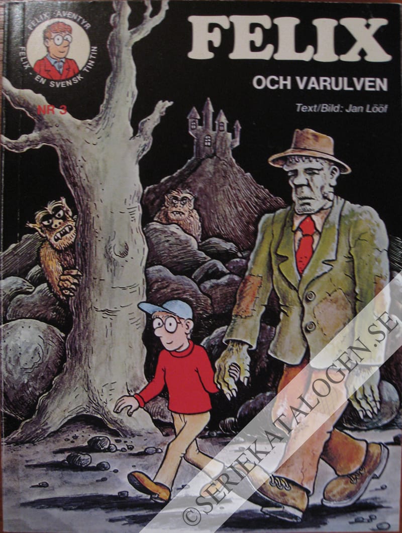 Framsida på Felix' äventyr Felix och varulven (1973)