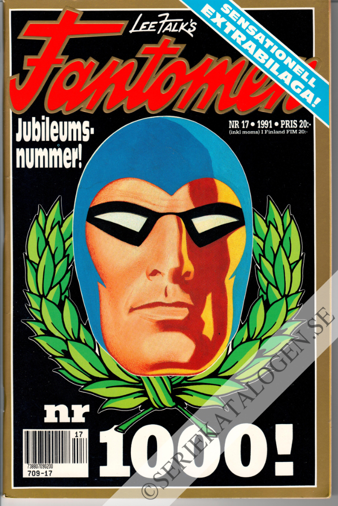 Framsida på Fantomen #17 (1991)