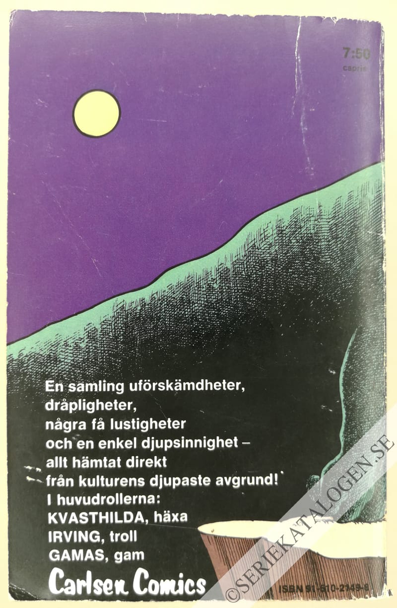 Baksida på Upp från djupet (1978)