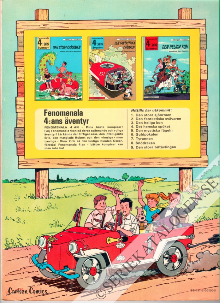 Baksida på Den stora biltävlingen (1978)
