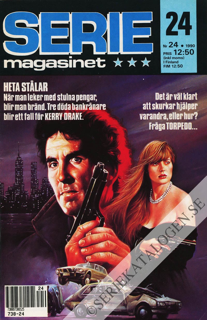 Framsida på Seriemagasinet #24 (1990)