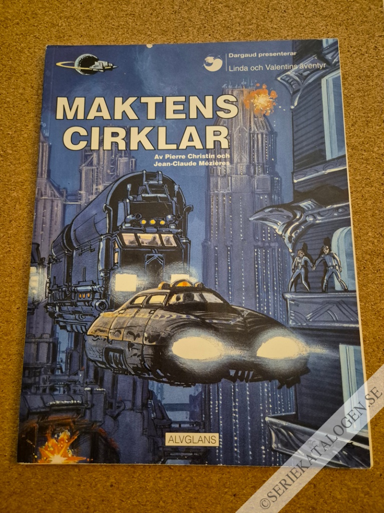 Framsida på Linda och Valentins äventyr Maktens cirklar (1994)