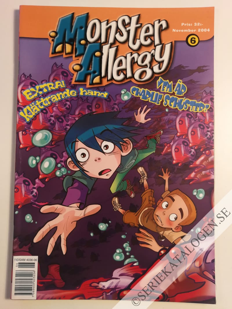 Framsida på Monster Allergy Vem är Charlie Schuster (2004)