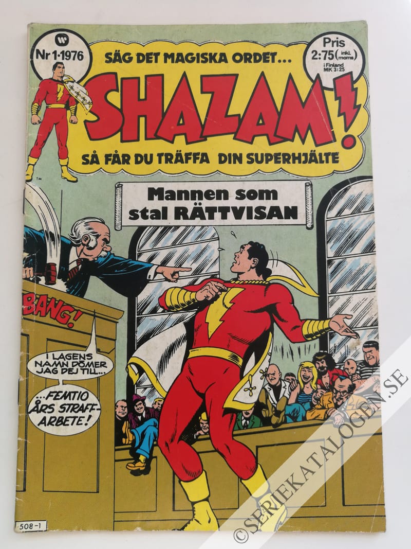 Framsida på SHAZAM! #1 (1976)
