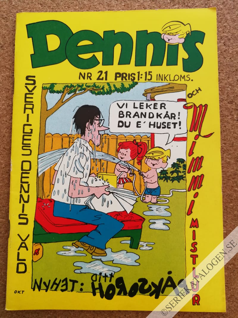 Framsida på Dennis #21 (1968)