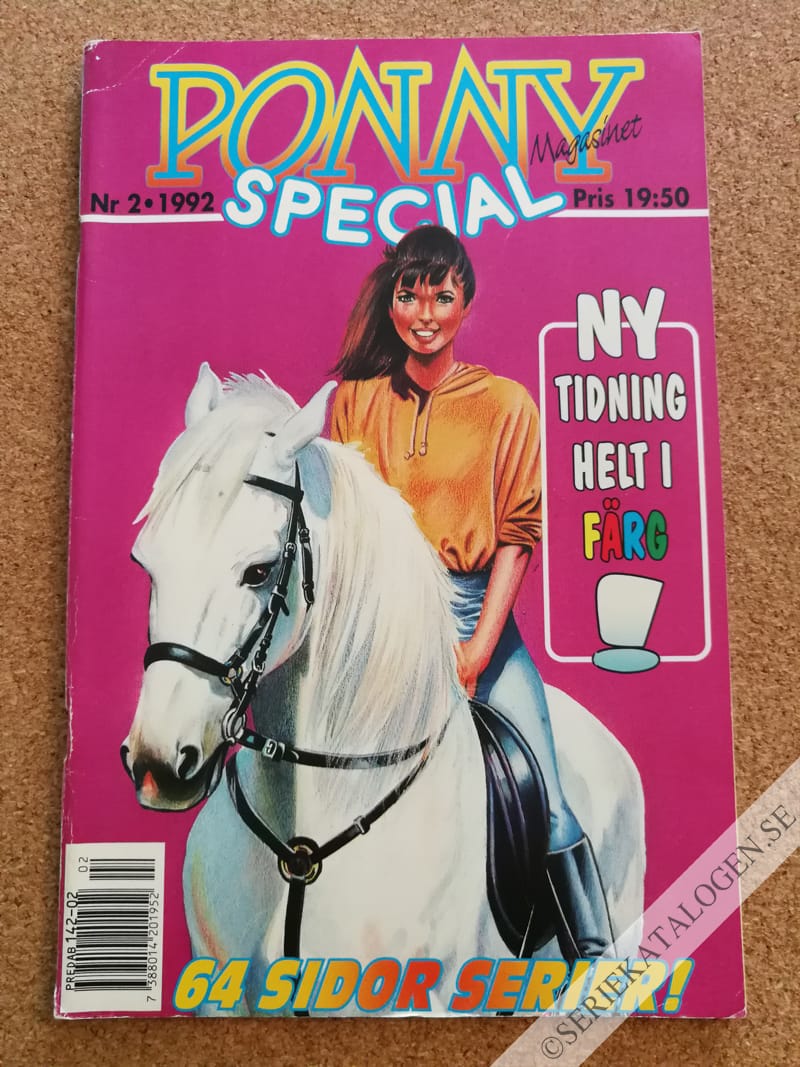 Framsida på Ponny-magasinet special #2 (1992)