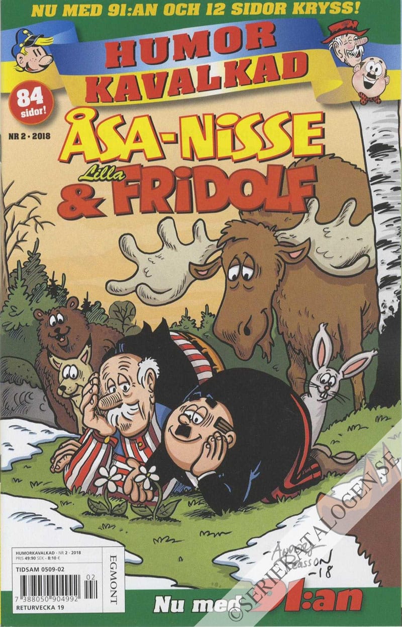 Framsida på Humorkavalkad #2 (2018)