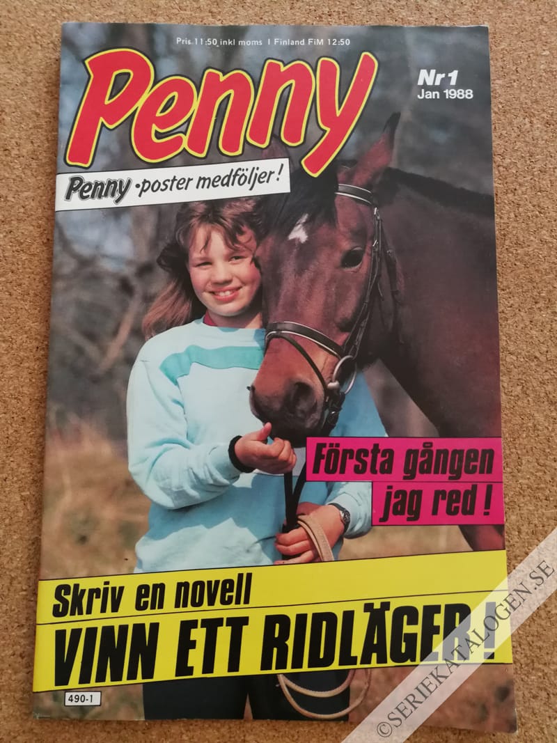 Framsida på Penny #1 (1988)