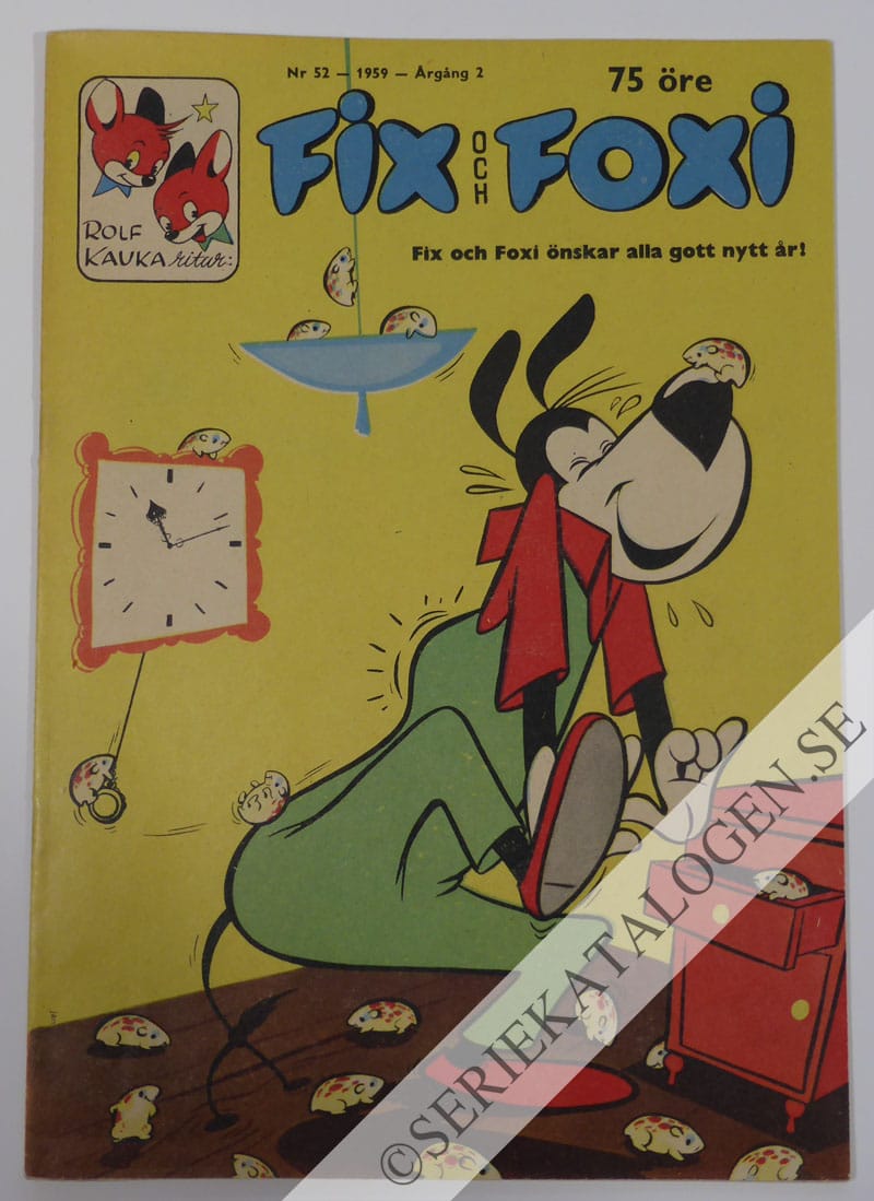 Framsida på Fix och Foxi #52 (1959)