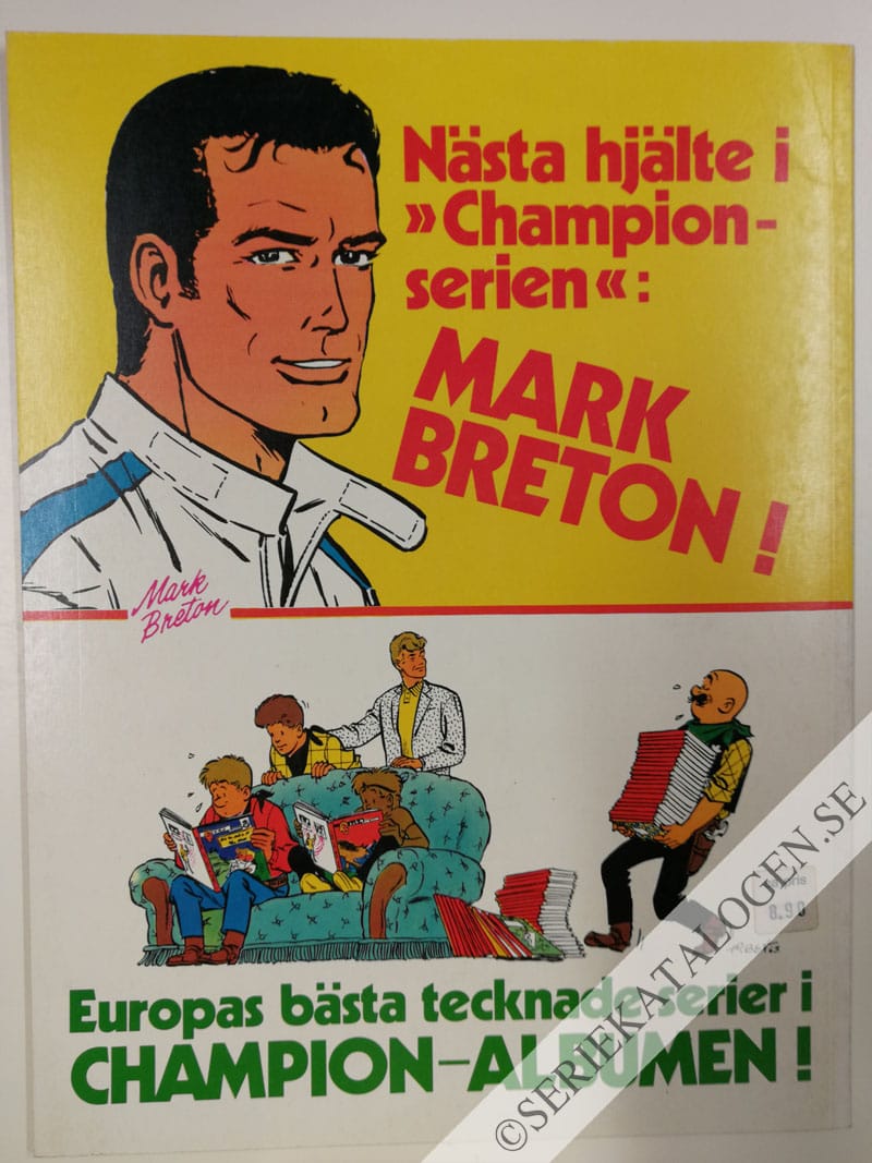 Baksida på Allan Falk: Sabotage-ligan! (1974)