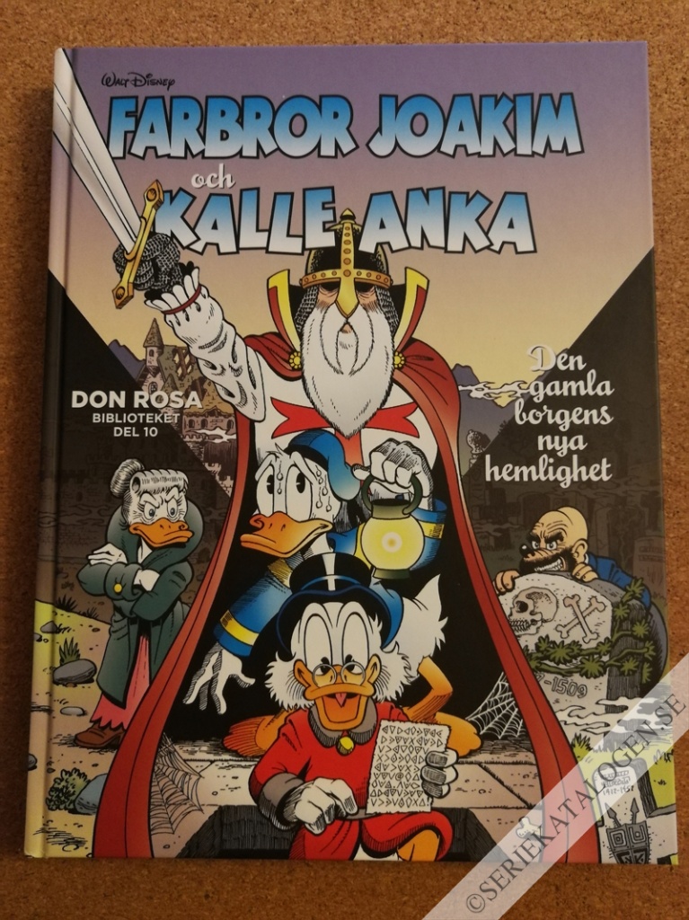 Framsida på Don Rosa-biblioteket Farbror Joakim och Kalle Anka: Den gamla borgens nya hemlighet (2022)
