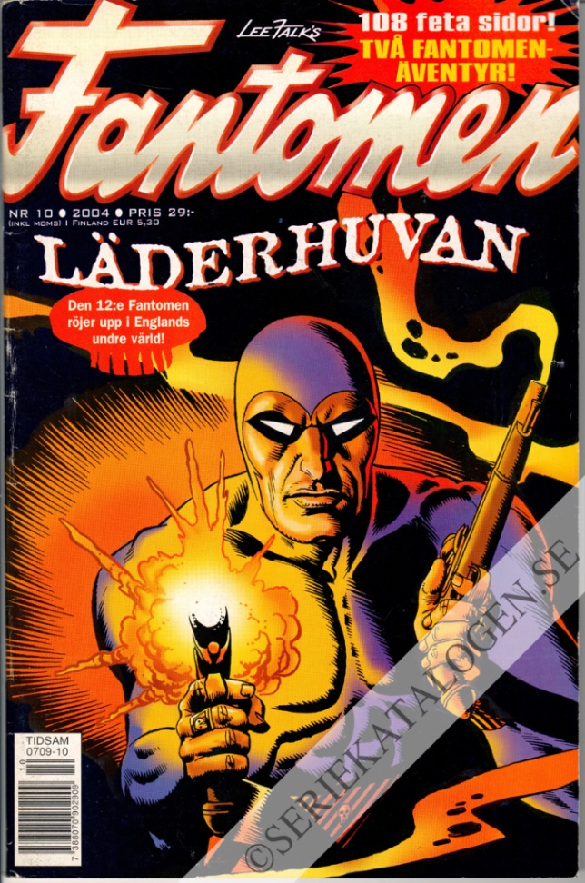 Framsida på Fantomen #10 (2004)