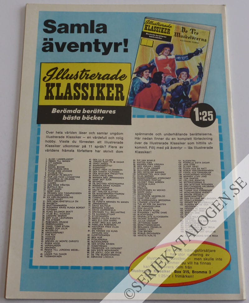 Baksida på Martin Eden äventyraren (1967)
