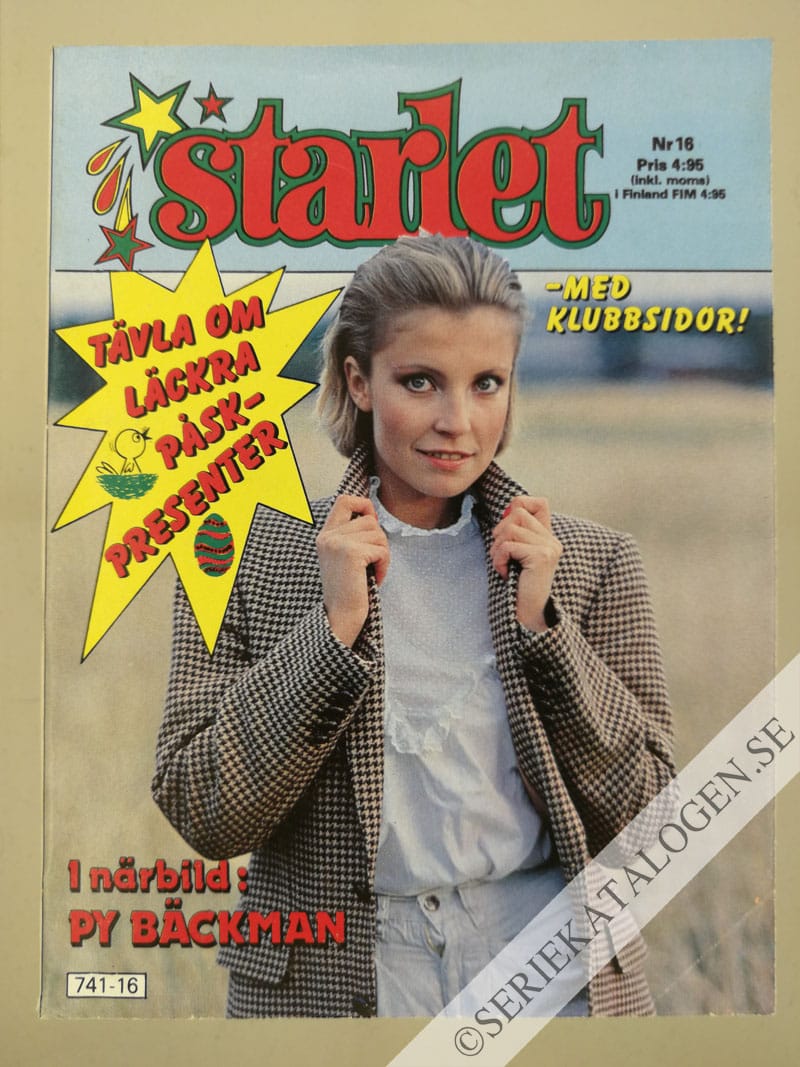 Framsida på Starlet #16 (1984)