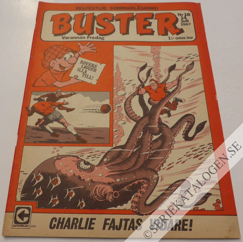 Framsida på Buster #18 (1967)