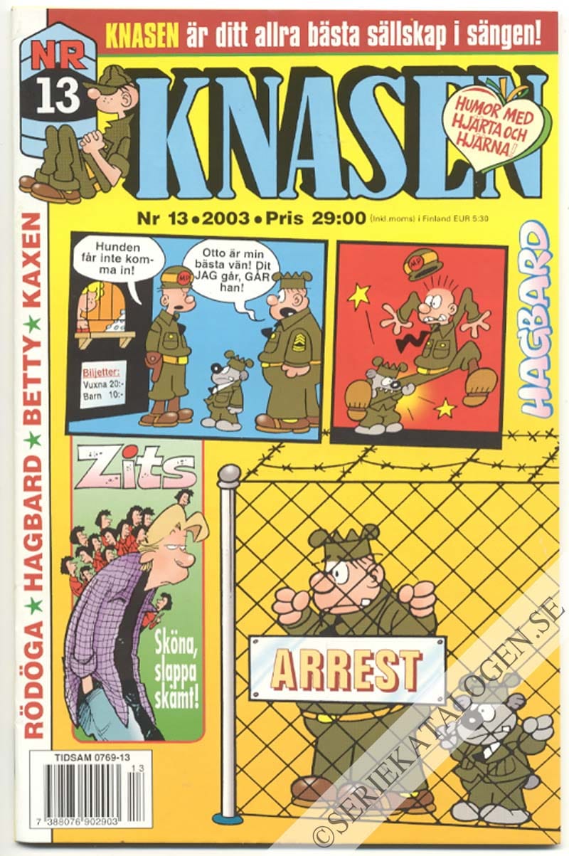Framsida på Knasen #13 (2003)