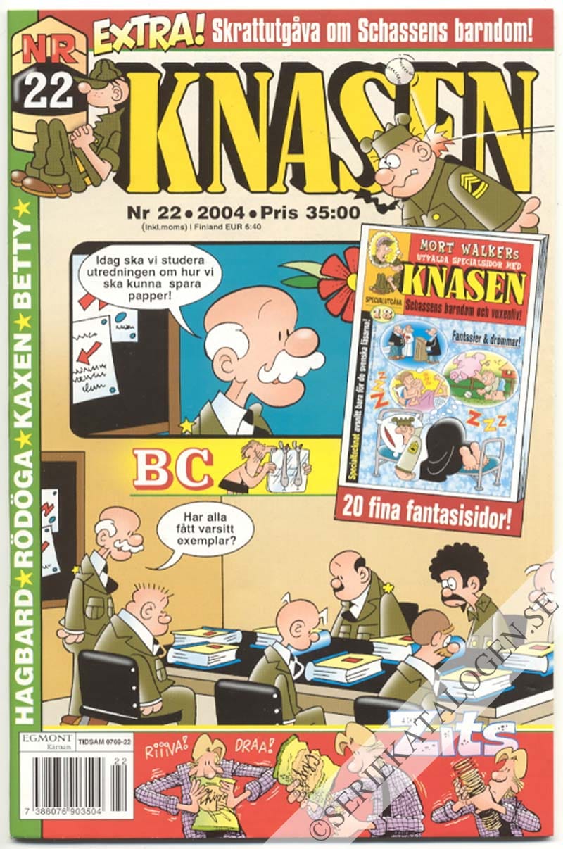 Framsida på Knasen #22 (2004)