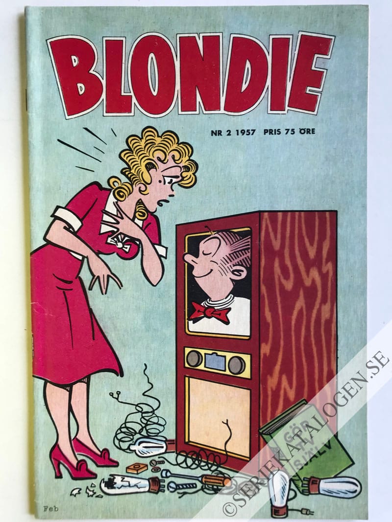 Framsida på Blondie #2 (1957)