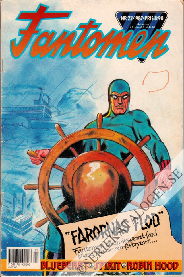 Framsida på Fantomen #22 (1987)