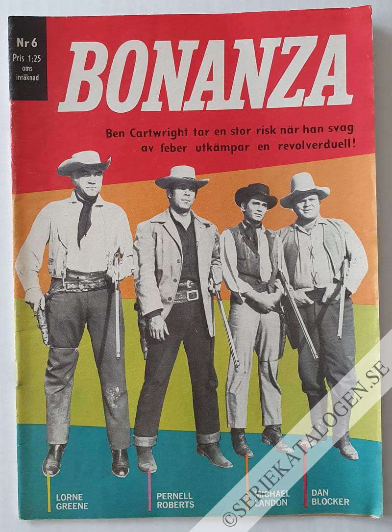 Framsida på Bonanza #6 (1963)