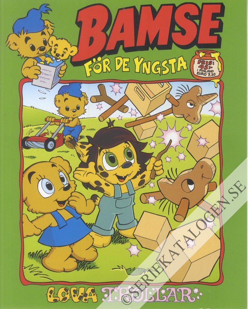 Framsida på Bamse för de yngsta #10 - Lova trollar (2024)