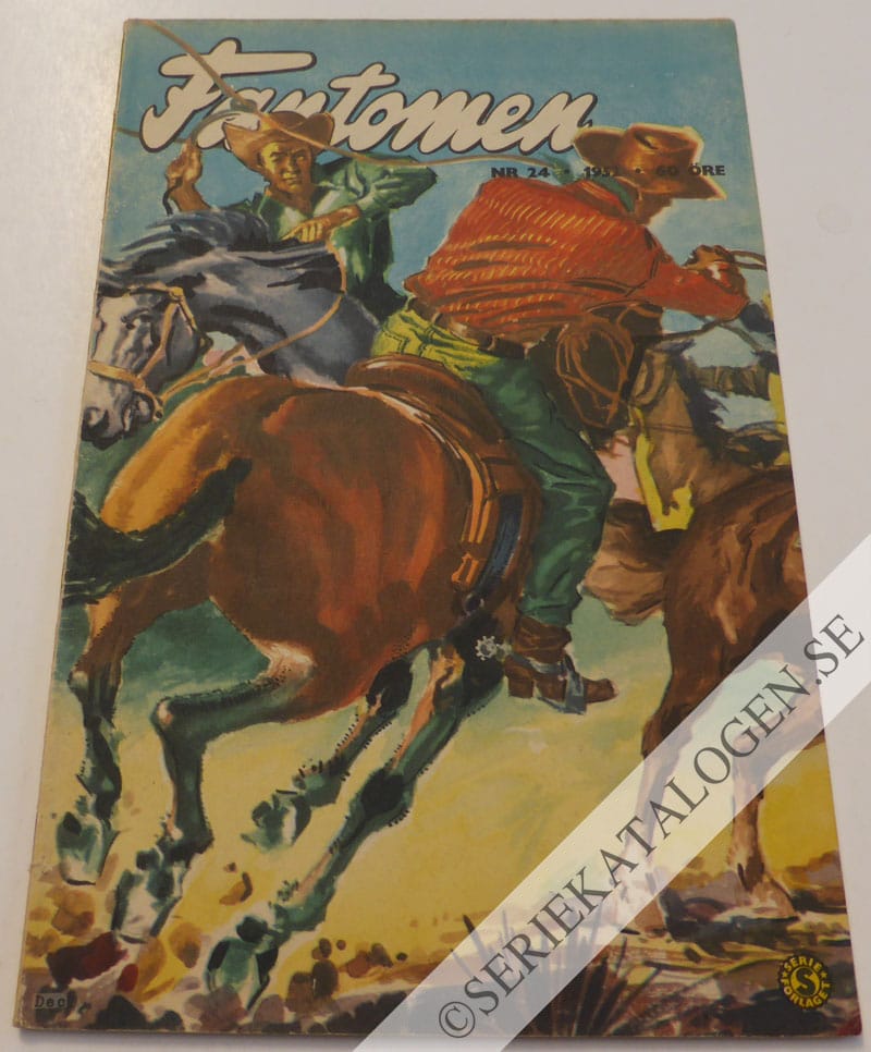 Framsida på Fantomen #24 (1952)