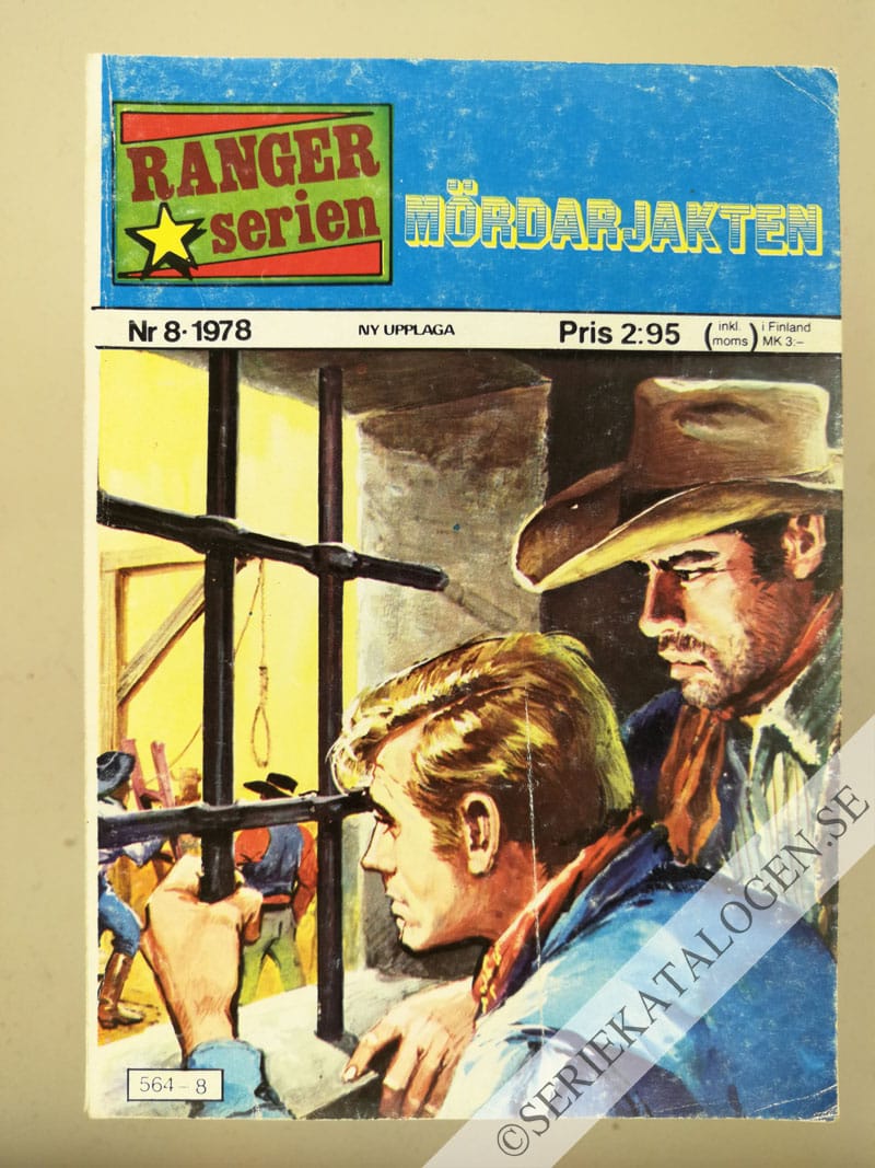 Framsida på Rangerserien Mördarjakten (1978)