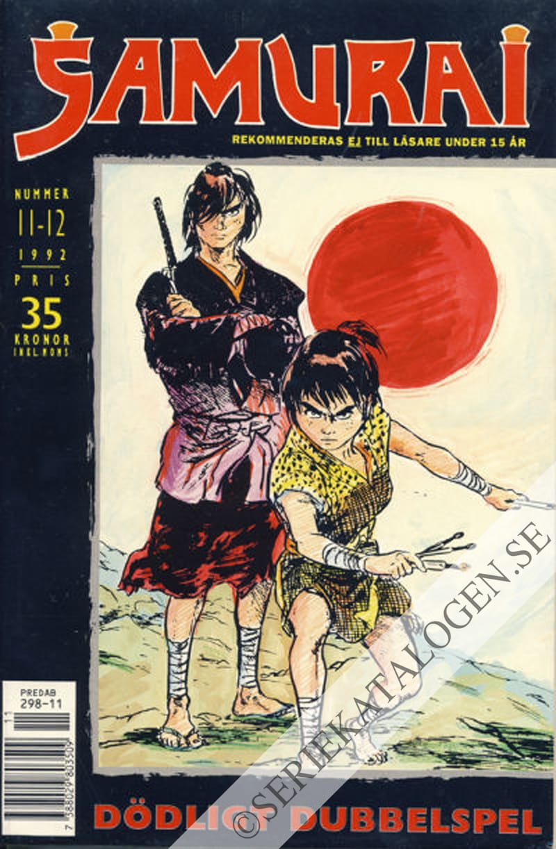 Framsida på Samurai #11-12 (1992)