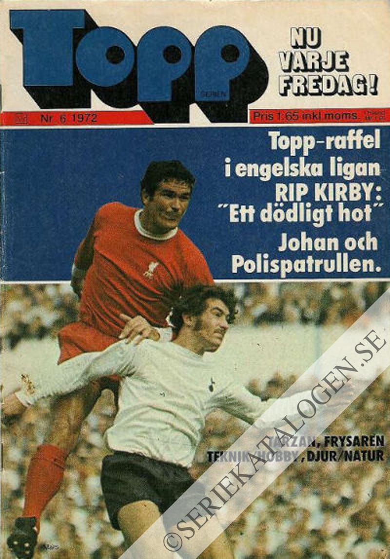 Framsida på Toppserien #6 (1972)