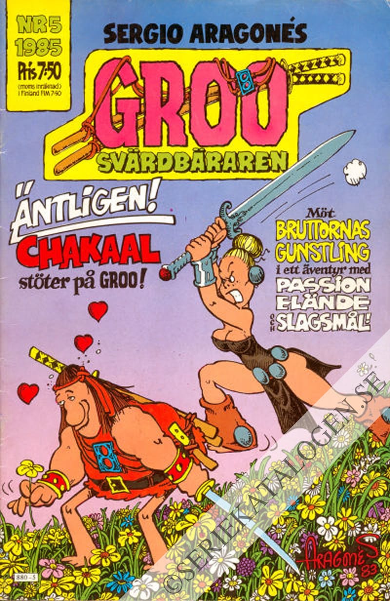 Framsida på Groo - svärdbäraren #5 (1985)