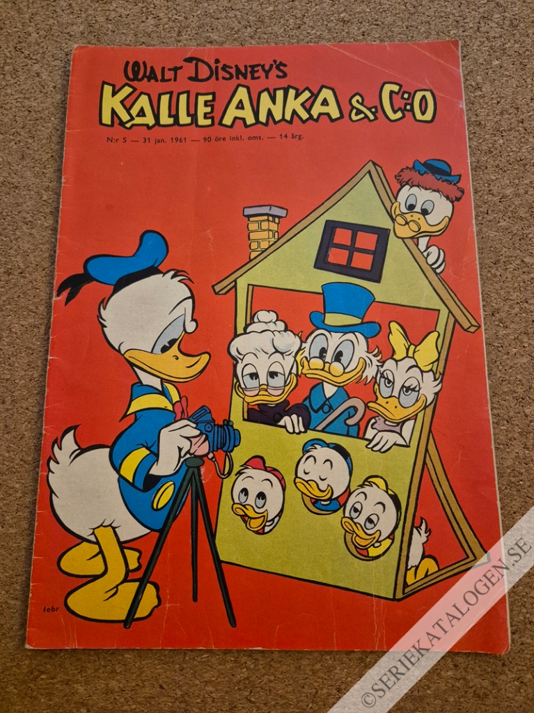 Framsida på Kalle Anka & C:o #5 (1961)