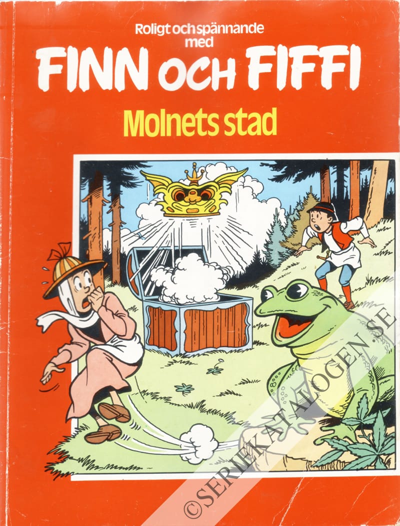 Framsida på Finn och Fiffi Molnets stad (1979)