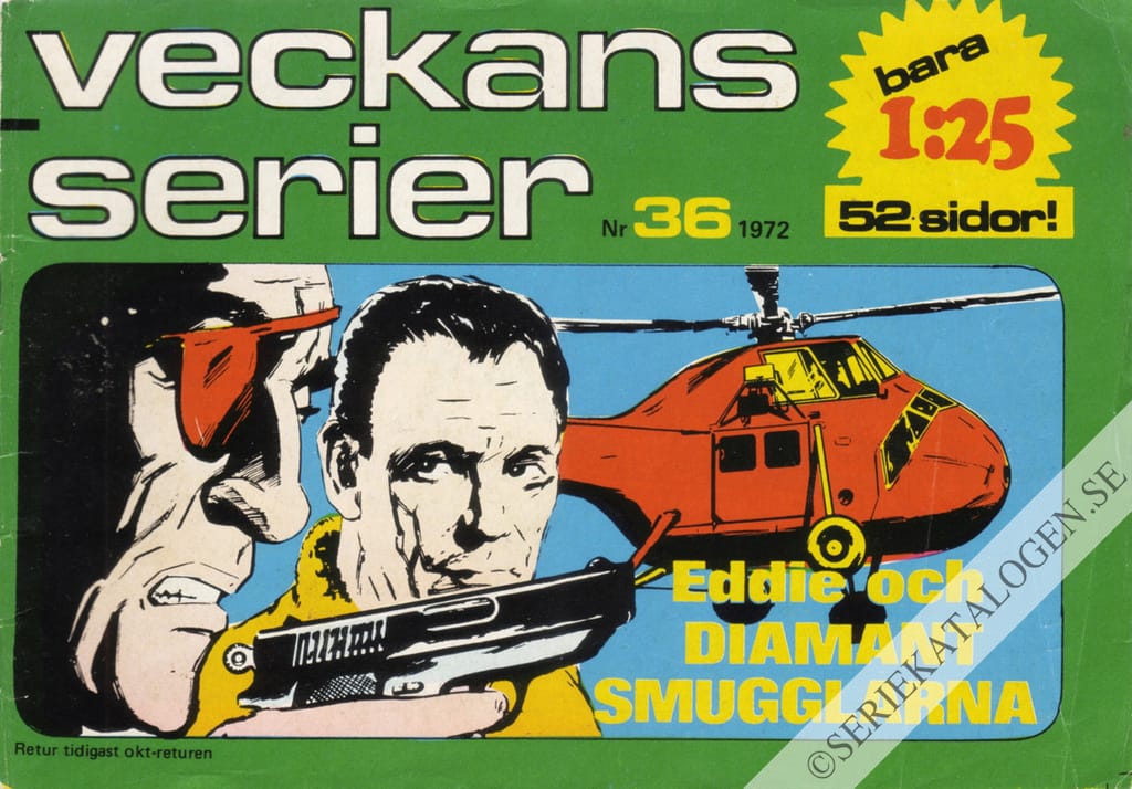 Framsida på Veckans serier #36 (1972)