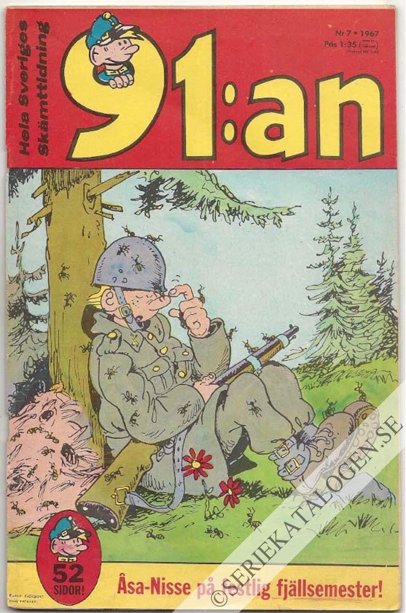 Framsida på 91:an #7 (1967)