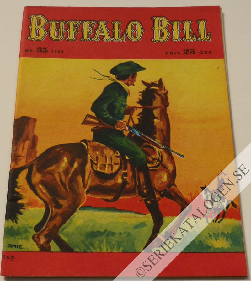 Framsida på Buffalo Bill #35 (1953)