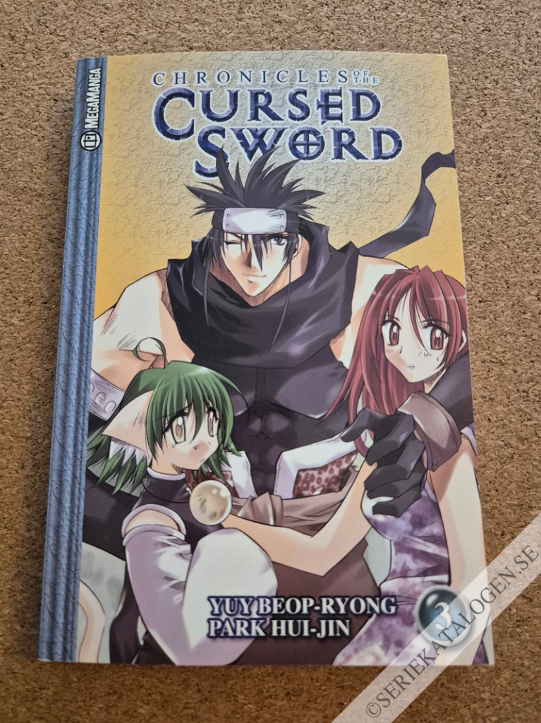 Framsida på Chronicles of the cursed sword #3 (2007)