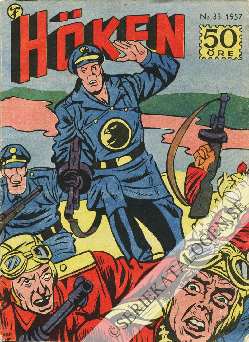 Framsida på Höken #33 (1957)