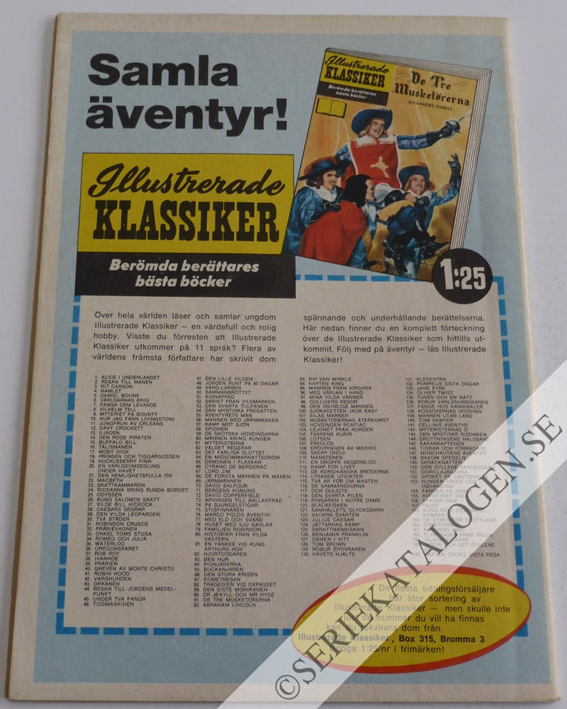 Baksida på De tiotusens marsch (1964)