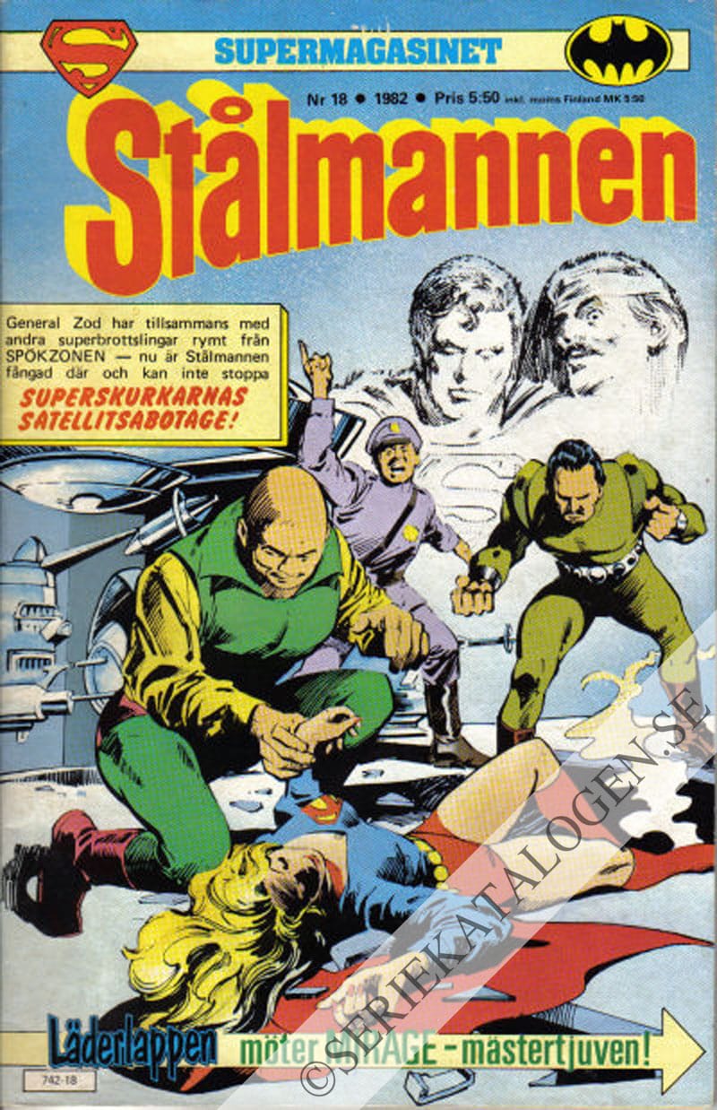 Framsida på Supermagasinet #18 (1982)