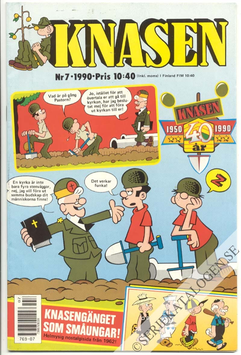 Framsida på Knasen #7 (1990)