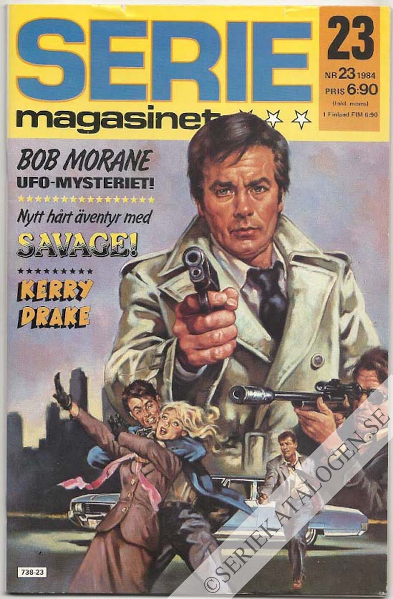 Framsida på Seriemagasinet #23 (1984)