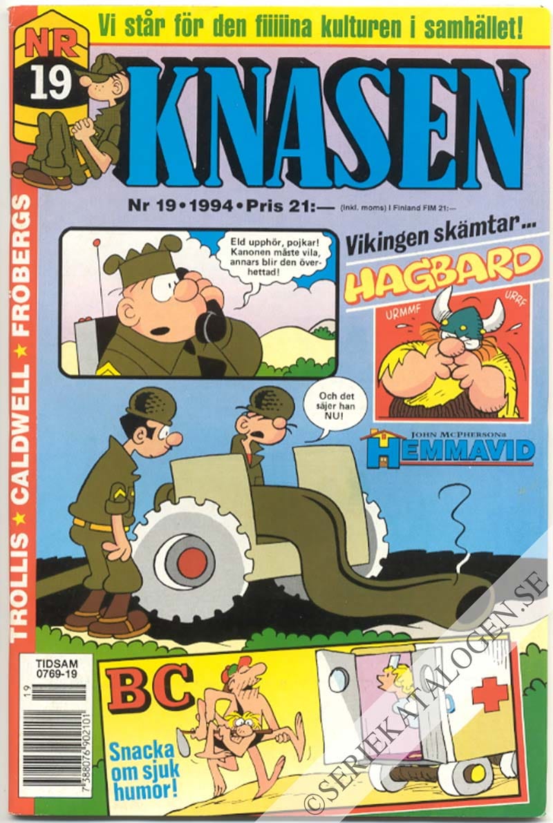 Framsida på Knasen #19 (1994)