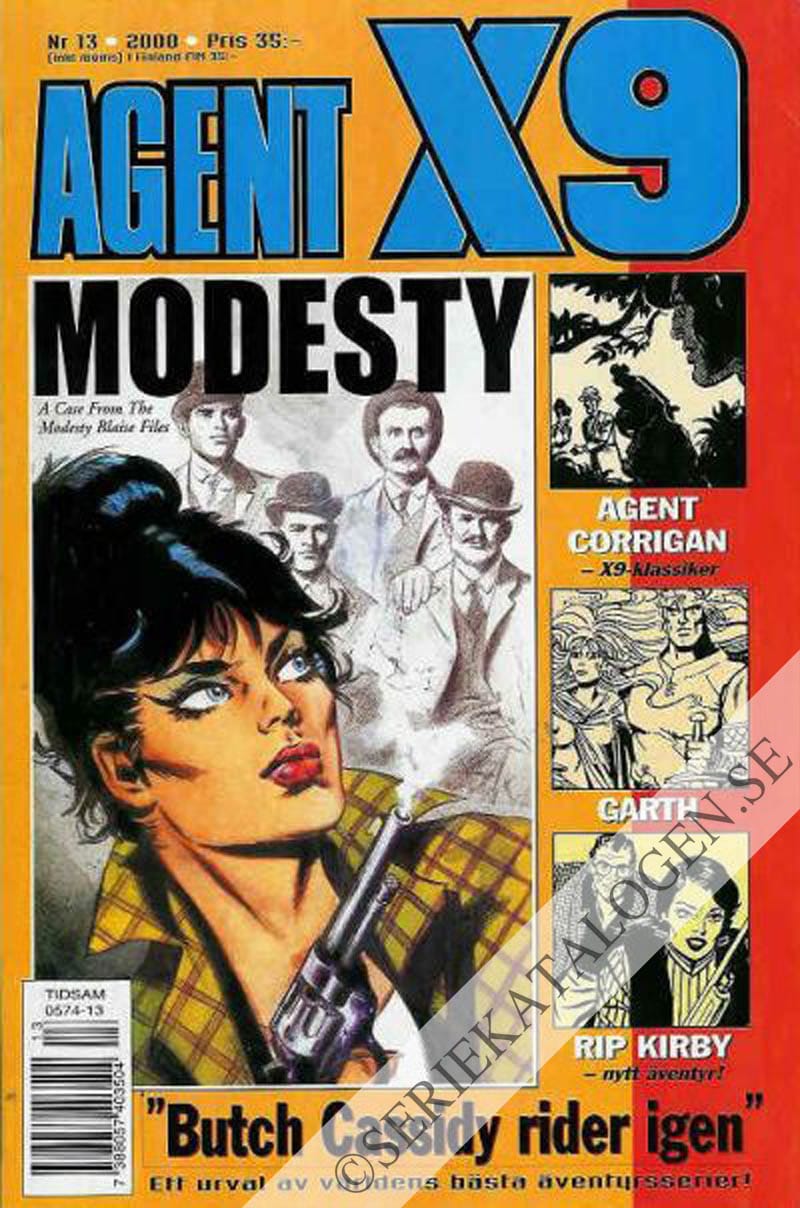 Framsida på Agent X9 #13 (2000)