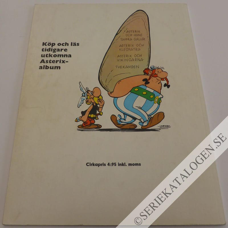 Baksida på Asterix och britterna (1971)