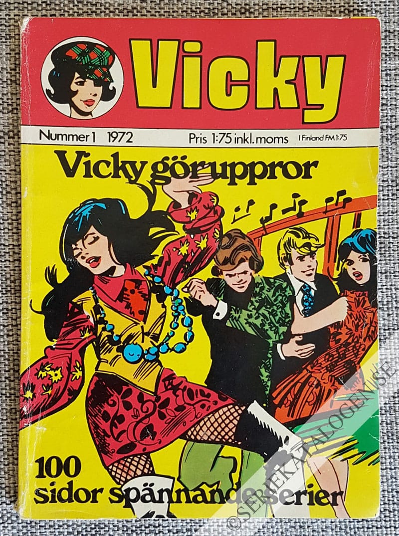 Framsida på Vicky #1 (1972)