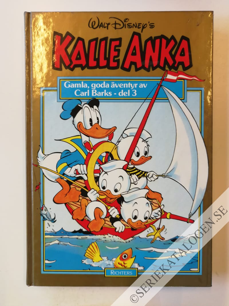 Framsida på Kalle Anka - gamla, goda äventyr av Carl Barks #3 (1986)