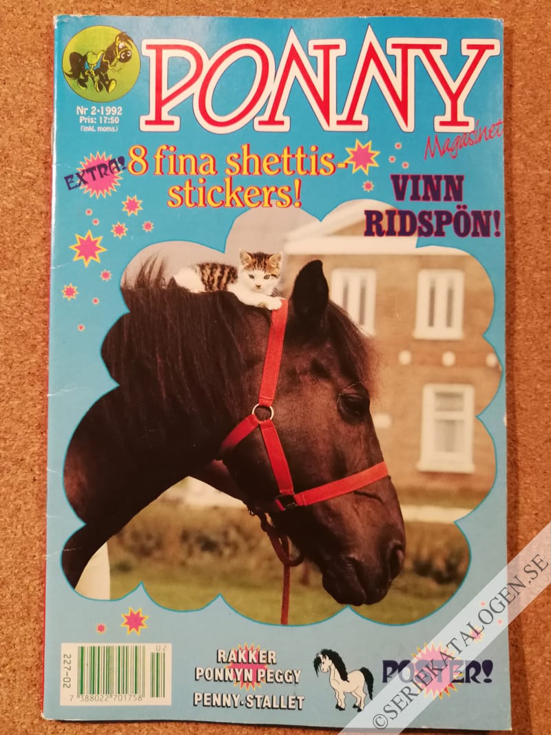 Framsida på Ponny-magasinet #2 (1992)