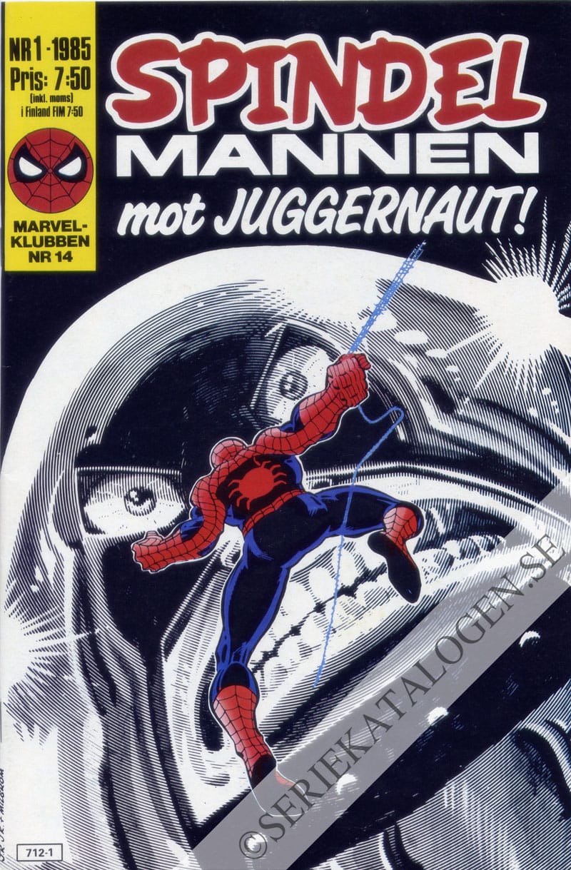 Framsida på Spindelmannen #1 (1985)
