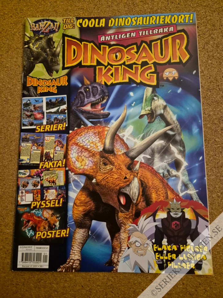 Framsida på Banzai! Dinosaur king (2011)