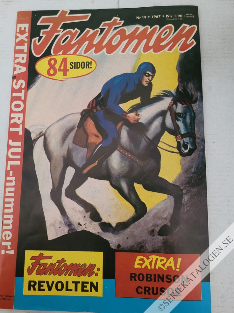 Framsida på Fantomen #19 (1967)
